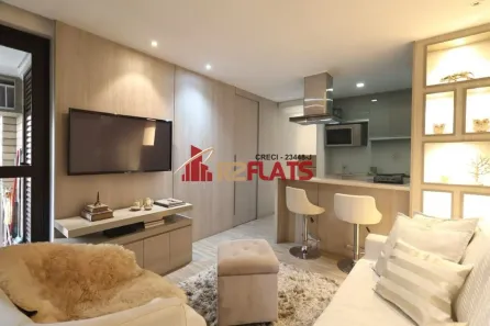 Flat com 1 Quarto para alugar, 49m² no Moema, São Paulo