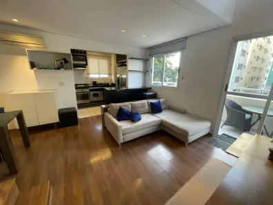 Apartamento com 1 Quarto para alugar, 76m² no Itaim Bibi, São Paulo