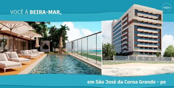 Apartamento com 1 Quarto à venda, 24m² no Centro, São José da Coroa Grande