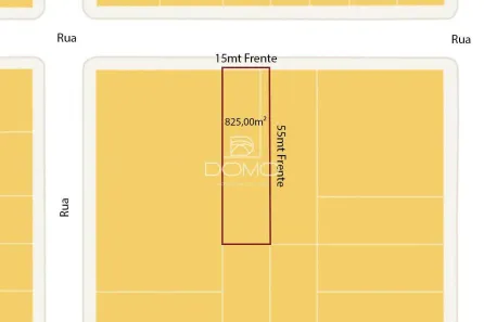 Lote/Terreno à venda, 825m² no Centro, Cascavel