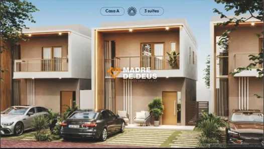 Casa de Condomínio com 3 Quartos à venda, 125m² no Guaribas, Eusébio