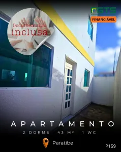 Apartamento com 2 Quartos à venda, 43m² no Paratibe, João Pessoa