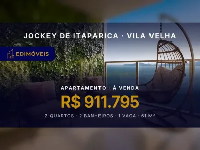Apartamento com 2 Quartos à venda, 61m² no Jockey de Itaparica, Vila Velha