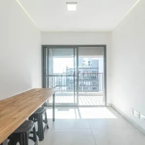 Apartamento com 1 Quarto para alugar, 32m² no Santo Amaro, São Paulo