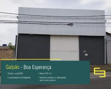 Galpão/Depósito/Armazém à venda, 500m² no Boa Esperança, Santa Luzia