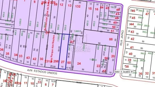 Lote/Terreno à venda, 500m² no Parque das Nações, Santo André