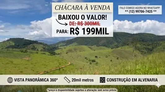 Fazenda/Sítio com 1 Quarto à venda, 50m² no , Cachoeira Paulista