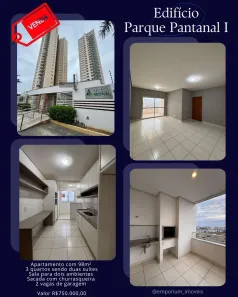 Apartamento com 3 Quartos à venda, 98m² no Jardim Aclimação, Cuiabá