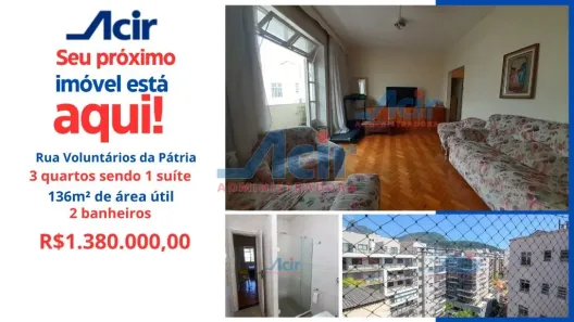 Apartamento com 3 Quartos à venda, 135m² no Botafogo, Rio de Janeiro