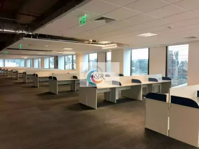 Sala Comercial para alugar, 1032m² no Cidade Monções, São Paulo