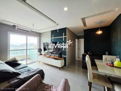 Apartamento com 2 Quartos para alugar, 64m² no Campo Grande, Santos