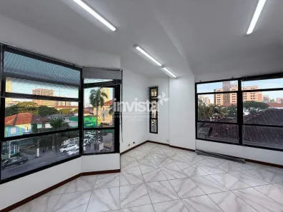 Sala Comercial à venda, 86m² no Vila Mathias, Santos