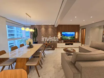 Apartamento com 3 Quartos à venda, 132m² no Ponta da Praia, Santos