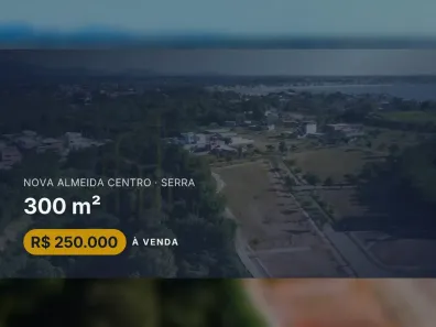 Lote/Terreno à venda, 300m² no Nova Almeida Centro, Serra