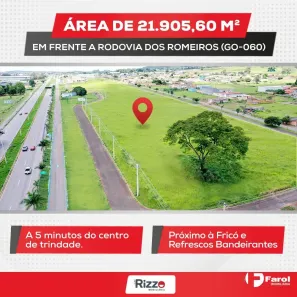 Lote/Terreno à venda, 21905m² no Residencial Vieira, Trindade