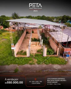 Lote/Terreno à venda, 510m² no Equatorial, Boa Vista