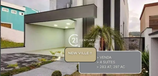 Casa de Condomínio com 4 Quartos à venda, 297m² no Suru, Santana de Parnaíba