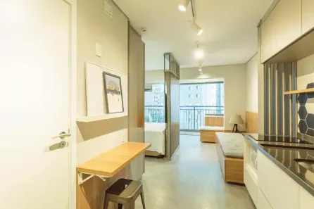 Kitnet com 1 Quarto à venda, 33m² no Indianópolis, São Paulo