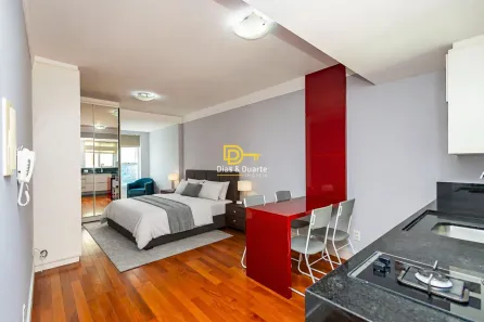 Apartamento com 1 Quarto para alugar, 34m² no Centro, Curitiba