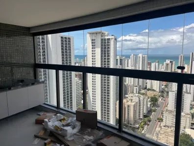 Apartamento com 3 Quartos para alugar, 104m² no Boa Viagem, Recife