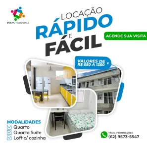 Kitnet com 1 Quarto para alugar, 26m² no Setor Sol Nascente, Goiânia