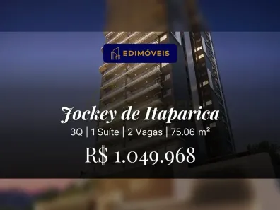 Apartamento com 3 Quartos à venda, 75m² no Jockey de Itaparica, Vila Velha