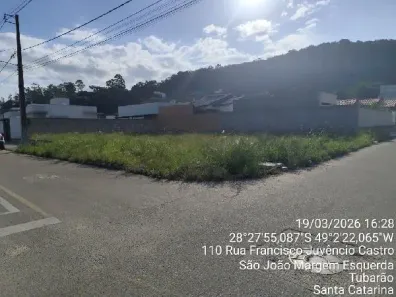 Lote/Terreno à venda, 312m² no São João (Margem Esquerda), Tubarão