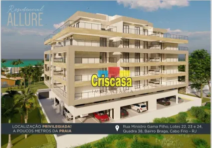Apartamento com 2 Quartos à venda, 62m² no Braga, Cabo Frio