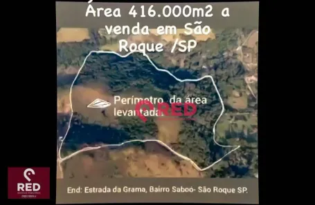 Lote/Terreno à venda, 416000m² no Saboó, São Roque
