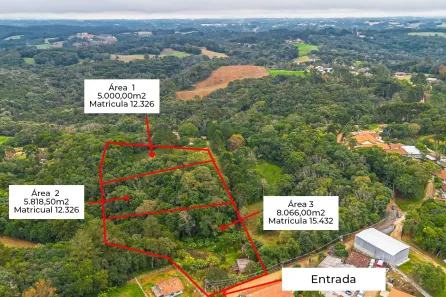 Lote/Terreno à venda, 18895m² no Jardim Boa Vista, Campo Largo