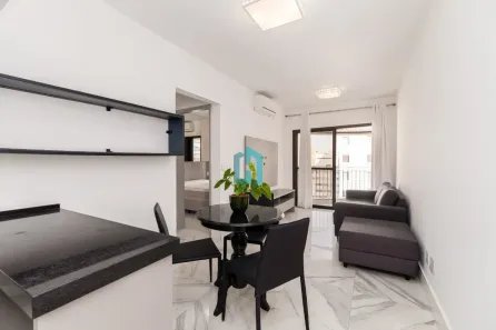Apartamento com 1 Quarto para alugar, 48m² no Itaim Bibi, São Paulo