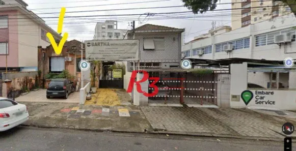 Lote/Terreno à venda, 420m² no Aparecida, Santos