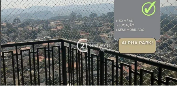 Apartamento com 1 Quarto para alugar, 50m² no Sítio Tamboré Alphaville, Barueri