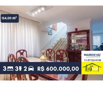 Sobrado com 3 Quartos à venda, 124m² no Vila Tiradentes, São Paulo