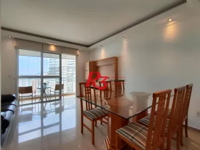 Apartamento com 3 Quartos para alugar, 95m² no Gonzaga, Santos