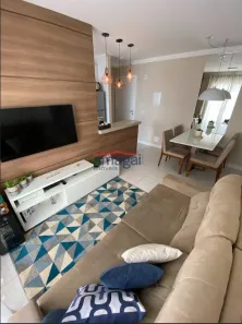 Apartamento com 2 Quartos à venda, 56m² no Loteamento Villa Branca, Jacareí