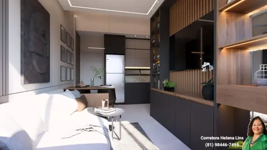 Apartamento com 1 Quarto à venda, 26m² no Soledade, Recife