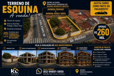 Lote/Terreno à venda, 270m² no Benedito Bentes, Maceió