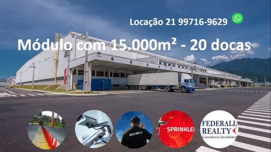 Galpão/Depósito/Armazém para alugar, 15808m² no Campo Grande, Rio de Janeiro