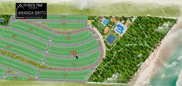 Lote/Terreno à venda, 200m² no , Barra dos Coqueiros