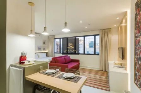 Flat com 1 Quarto para alugar, 30m² no Jardim Paulista, São Paulo