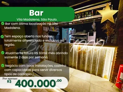 Ponto Comercial à venda, 120m² no Vila Madalena, São Paulo