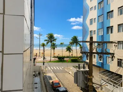 Apartamento com 2 Quartos para alugar, 50m² no Guilhermina, Praia Grande