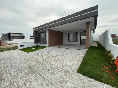 Casa de Condomínio com 3 Quartos à venda, 130m² no Zona de Expansão (Olhos D'Agua), Barra dos Coqueiros