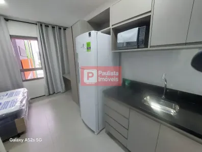 Apartamento com 1 Quarto para alugar, 17m² no Santo Amaro, São Paulo