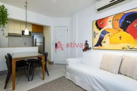 Apartamento com 2 Quartos para alugar, 67m² no Leblon, Rio de Janeiro