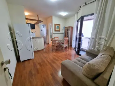 Flat com 1 Quarto para alugar, 48m² no Indianópolis, São Paulo