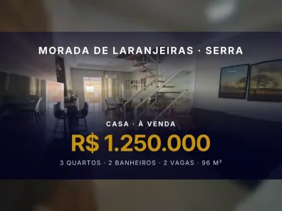 Casa com 3 Quartos à venda, 96m² no Morada de Laranjeiras, Serra
