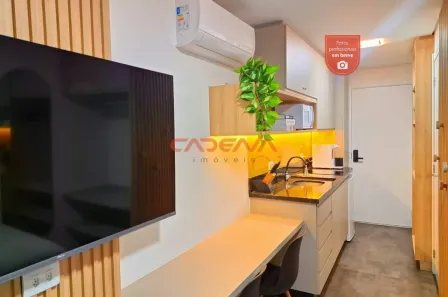 Apartamento com 1 Quarto para alugar, 17m² no Centro, Curitiba