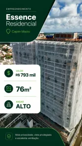 Apartamento com 2 Quartos à venda, 61m² no Capim Macio, Natal